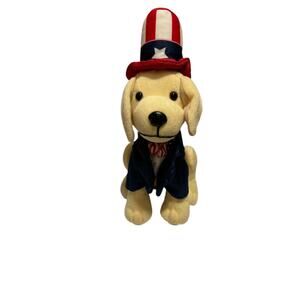 Raising Cane’s 2019 Collector's Item Stars and Stripes Plush 10" Puppy Dog
